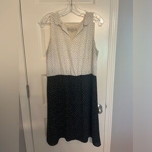 Ruffle Collar Polka Dot Loft Dress